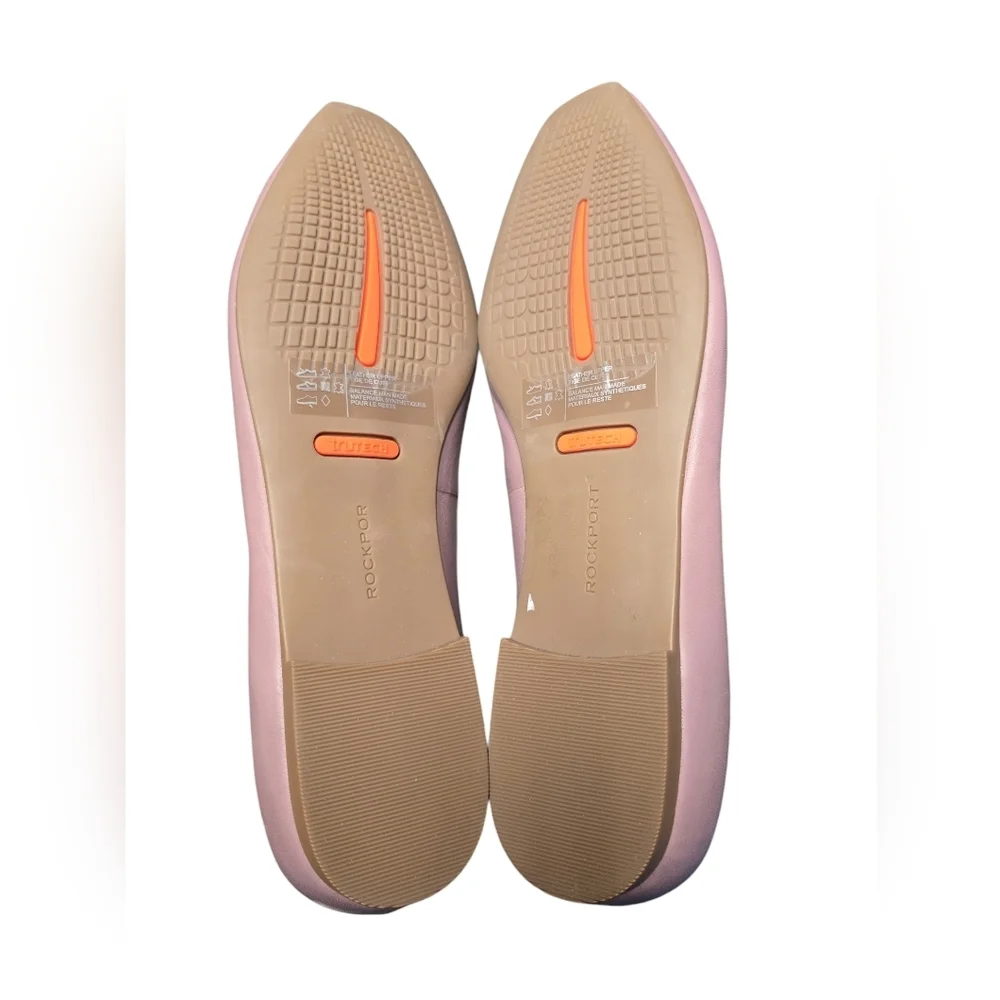 Rockport Womens Total Motion Laylani Purple Slate Flats Sz. 7